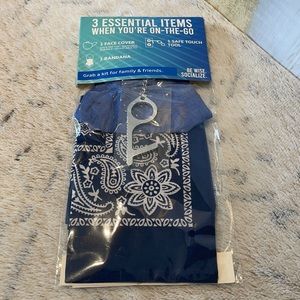 Be wise kit - Face cover - bandana - safe touch 💖